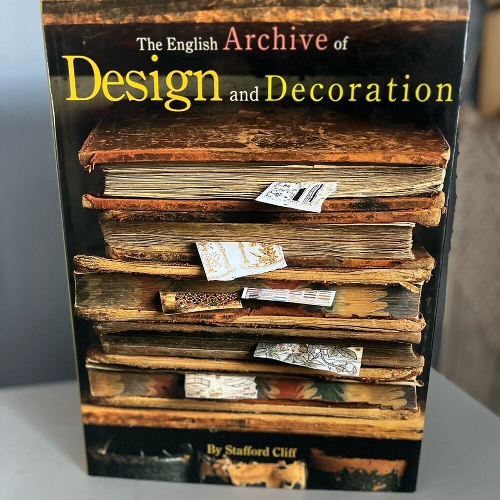 The English Archive of Design & Decoration hardcover coffee table book